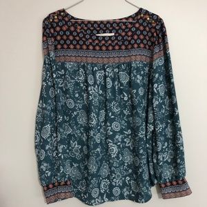 LOFT L Boho blouse
